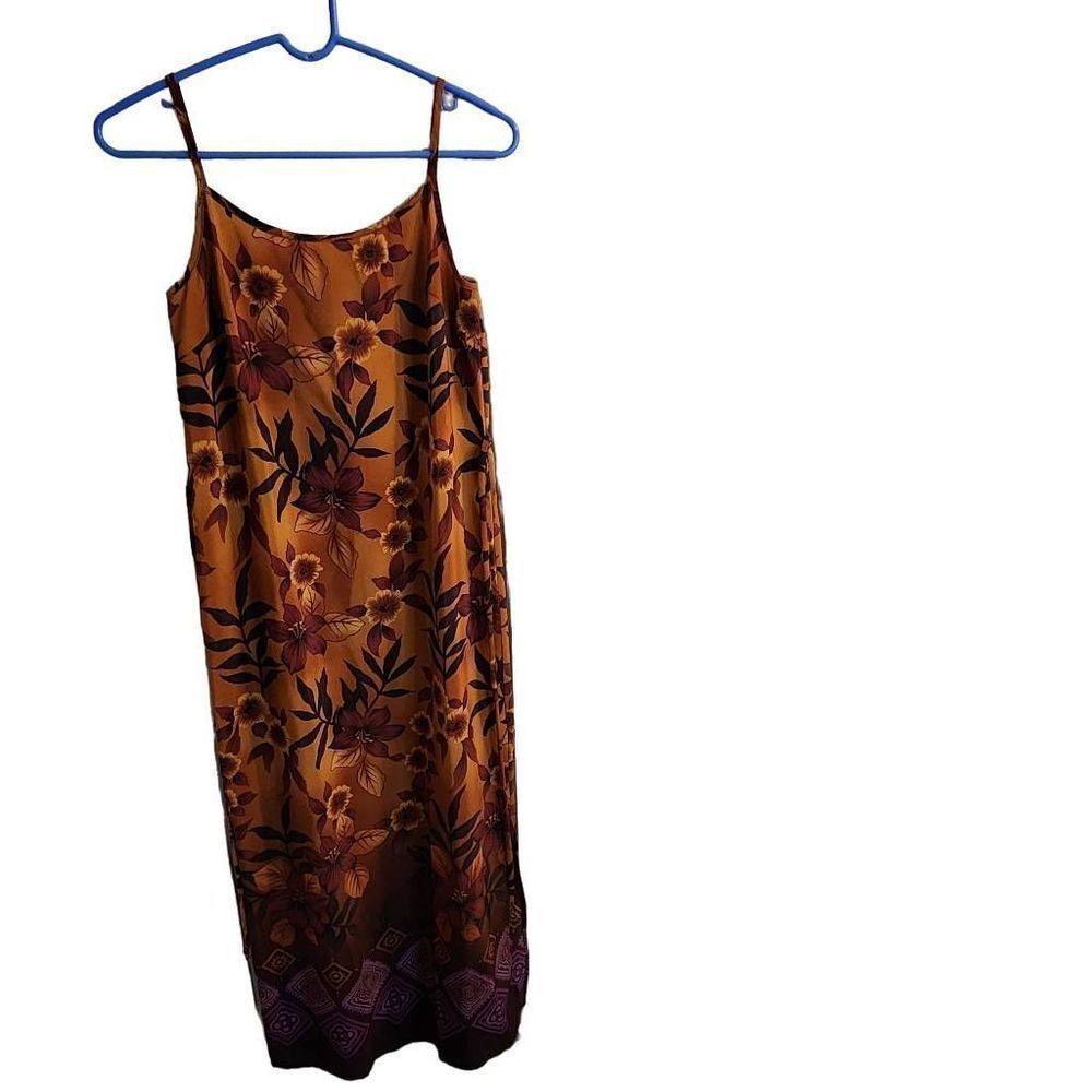 Y2K California Concepts Size 3 Tropical Maxi Dress